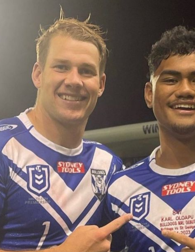 Karl with Matt Burton